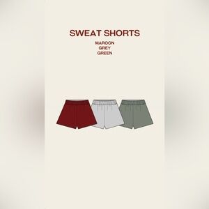 NWT Parke Sweatshorts in Green in a size XS